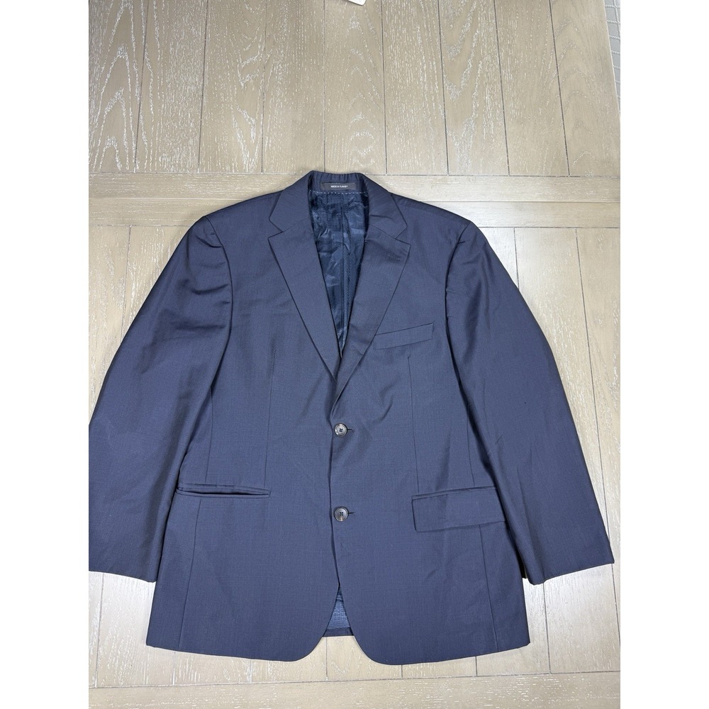 Hugo Boss Blazer 40S Lanificio Tesse Jacket Wool 2 Button Dual Vent Navy Italian